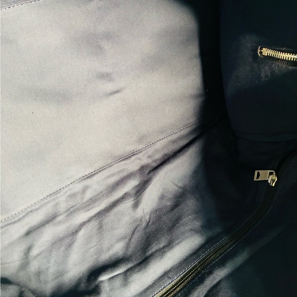 Jack Spade Wool/ Leather Weekender Carry On Travel Bag - Picture 8 of 10